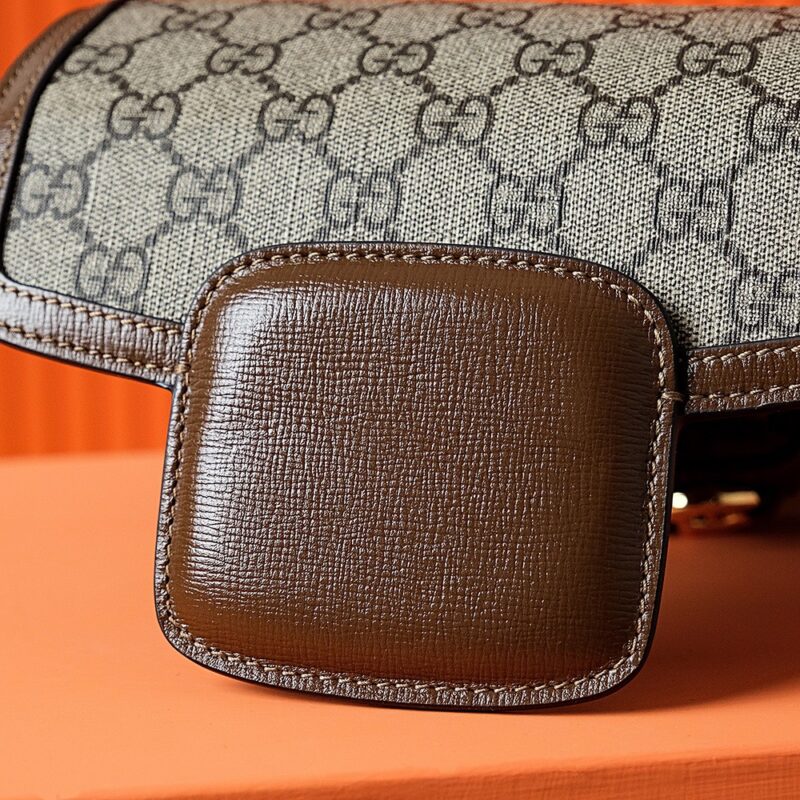 Replica Gucci Horsebit 1995 Semi-circular Canvas 11 Replica Gucci Horsebit 1995 Semi-circular Canvas - 1:1 designer replica handbag