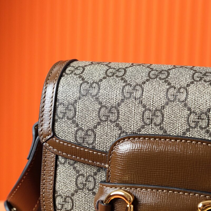Replica Gucci Horsebit 1995 Semi-circular Canvas 15 Replica Gucci Horsebit 1995 Semi-circular Canvas - premium-grade designer purse dupe
