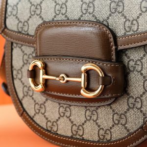 Replica Gucci Horsebit 1995 Semi-circular Canvas 18 Replica Gucci Horsebit 1995 Semi-circular Canvas - elite superclone designer purse