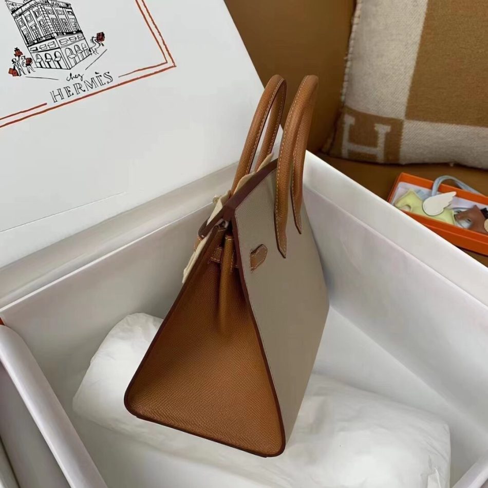 Replica Hermes Birkin Trench Brown Frosted - top-rated replica designer bag