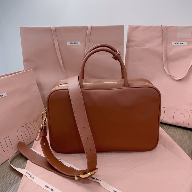 Replica Miu Miu Arcadie Brown - high-end fake designer purse