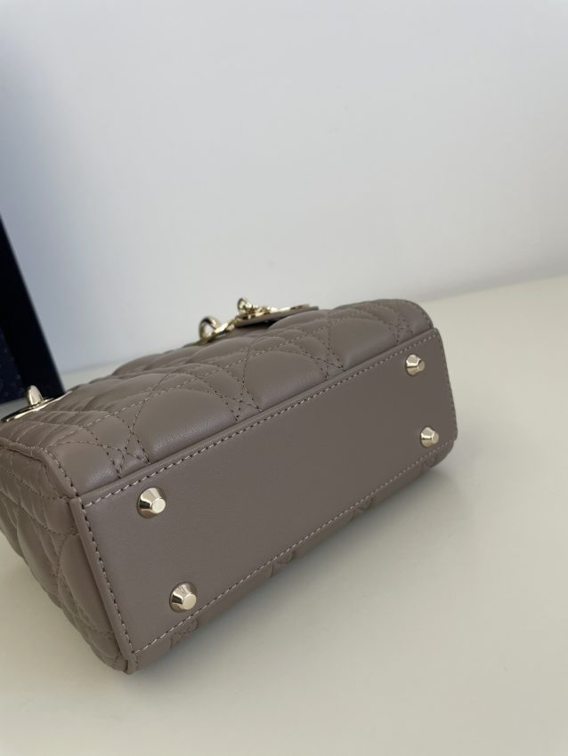 Replica Lady Dior Mini Dark Beige 7 Replica Lady Dior Mini Dark Beige - premium-grade designer purse dupe