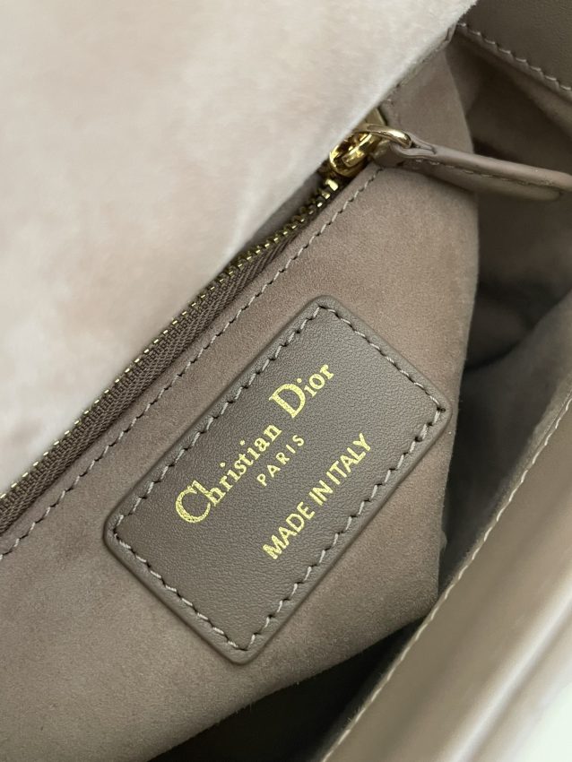 Replica Lady Dior Mini Dark Beige 9 Replica Lady Dior Mini Dark Beige - premium 1:1 fake handbag model
