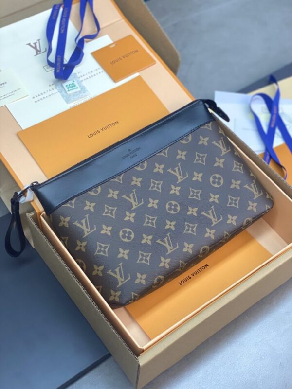 Replica Louis Vuitton Pochette Voyage Souple Brown 9 Replica Louis Vuitton Pochette Voyage Souple Brown - premium-grade designer purse dupe