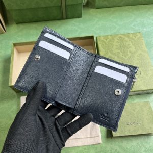 Replica Gucci Ophidia Compact Wallet Black 5 Replica Gucci Ophidia Compact Wallet Black - high-end fake designer purse