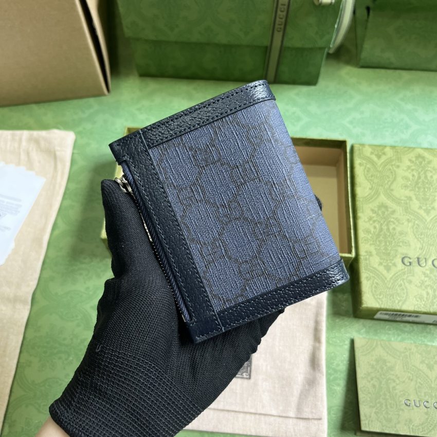 Replica Gucci Ophidia Compact Wallet Black 6 Replica Gucci Ophidia Compact Wallet Black - premium 1:1 fake handbag model