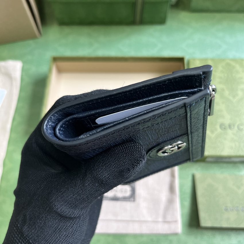 Replica Gucci Ophidia Compact Wallet Black 8 Replica Gucci Ophidia Compact Wallet Black - high-quality designer bag clone