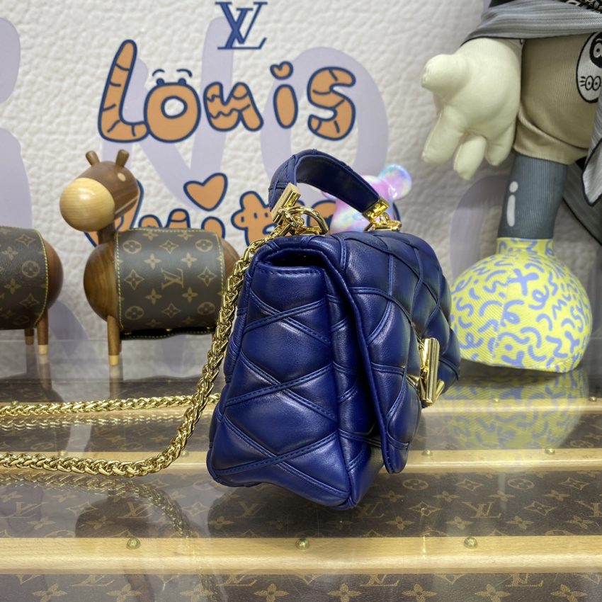 Replica Louis Vuitton Go-14 Blue 5 Replica Louis Vuitton Go-14 Blue - near-authentic luxury replica handbag