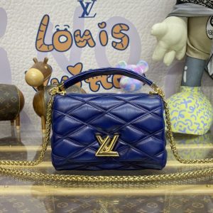Replica Louis Vuitton Go-14 Blue 1 Replica Louis Vuitton Go-14 Blue - best quality luxury bag dupe