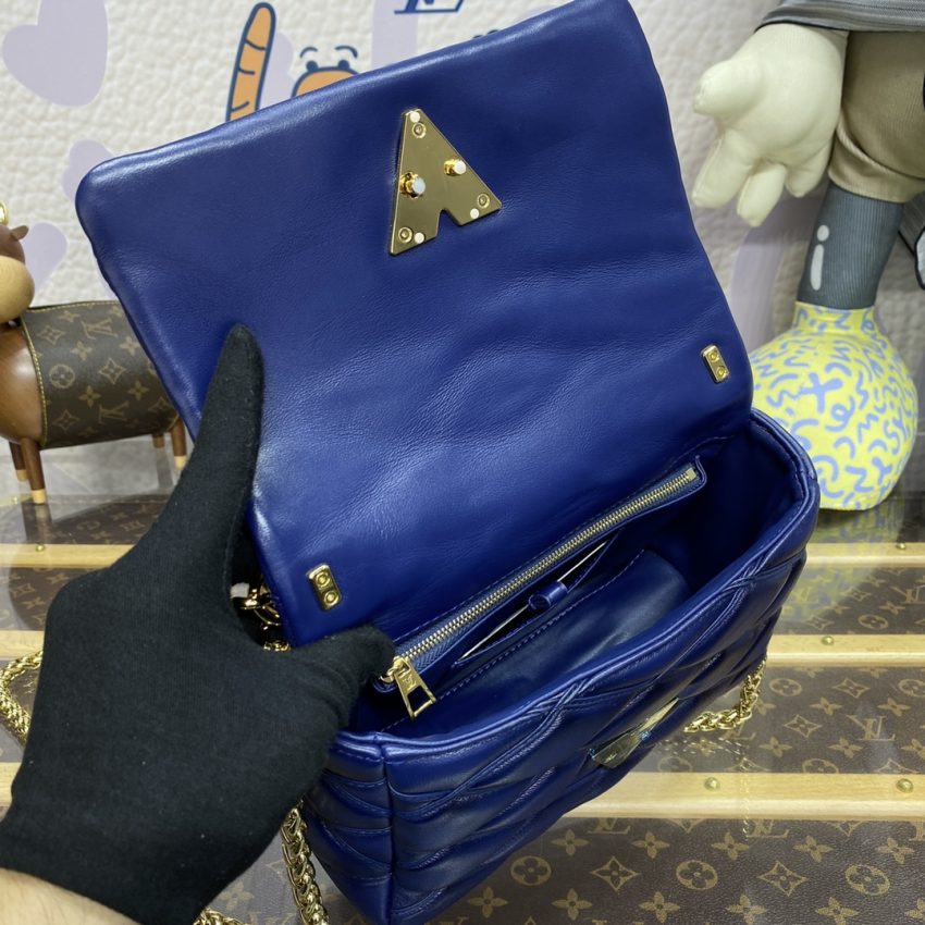 Replica Louis Vuitton Go-14 Blue 7 Replica Louis Vuitton Go-14 Blue - best-selling designer handbag dupe