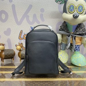 Replica Louis Vuitton Avenue Backpack Black 1 Replica Louis Vuitton Avenue Backpack Black - high-accuracy replica luxury purse