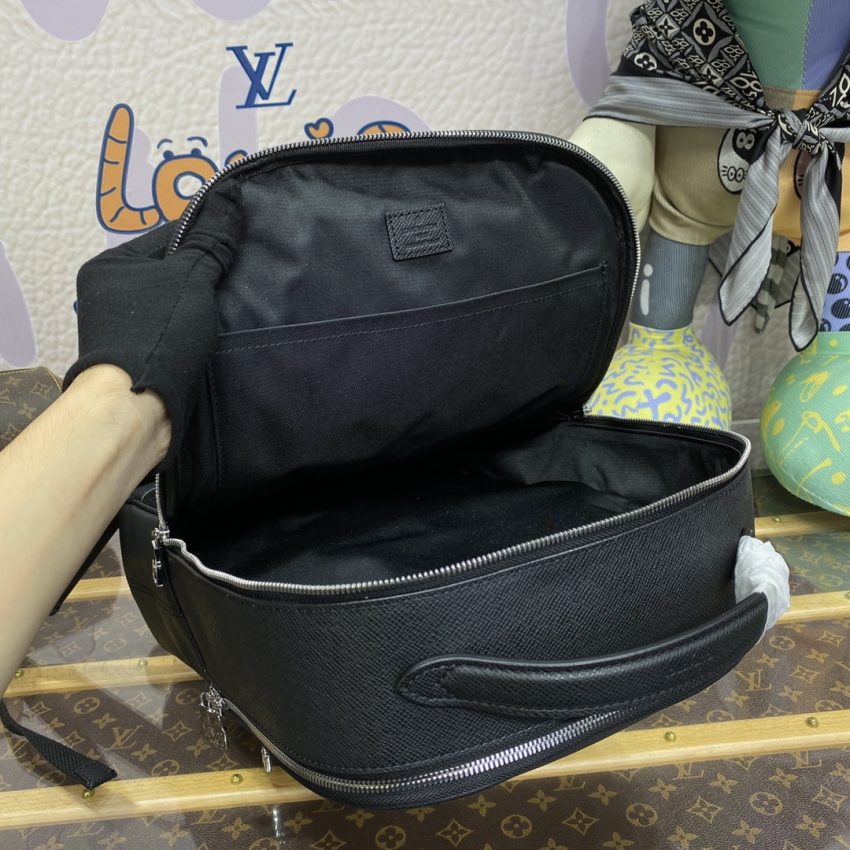 Replica Louis Vuitton Avenue Backpack Black 6 Replica Louis Vuitton Avenue Backpack Black - high-end fake designer purse