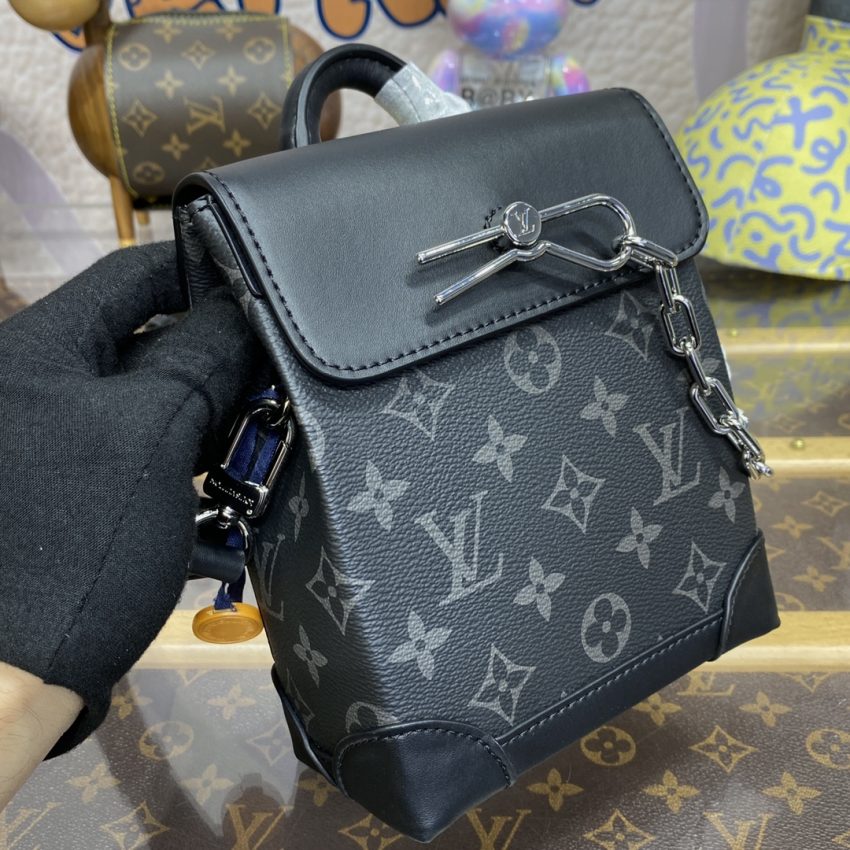 Replica Louis Vuitton Nano Steamer Black Canvas 5 Replica Louis Vuitton Nano Steamer Black Canvas - high-quality designer bag clone