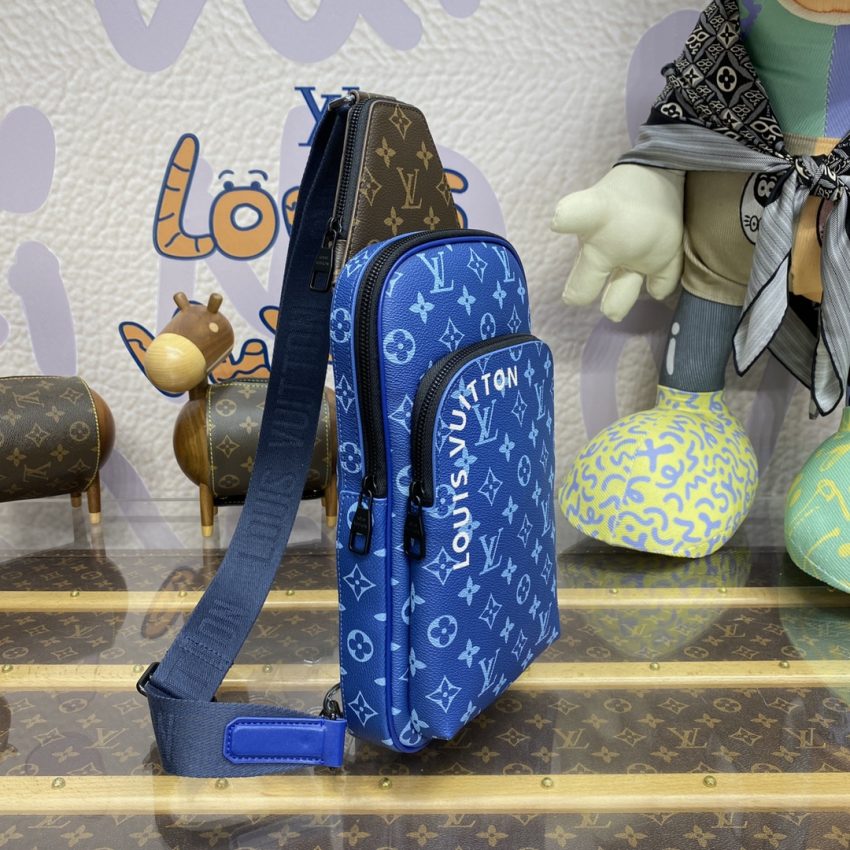 Replica Louis Vuitton Avenue Slingbag Blue 6 Replica Louis Vuitton Avenue Slingbag Blue - top-rated replica designer bag