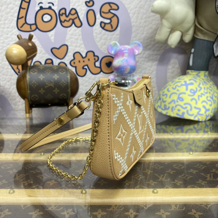 Replica Louis Vuitton Easy Pouch Apricot - elite superclone designer purse