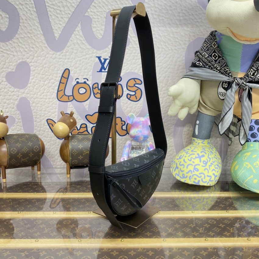 Replica Louis Vuitton Moon Crossbody Black 6 Replica Louis Vuitton Moon Crossbody Black - near-authentic luxury replica handbag