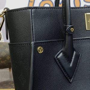 Replica Louis Vuitton On My Side Black - ultra-realistic fake designer tote