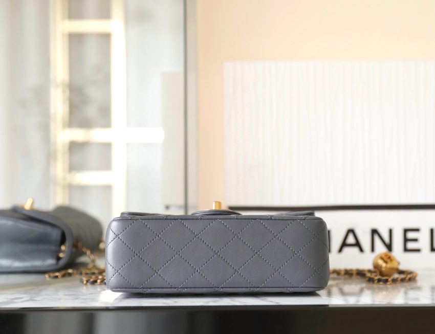 Replica CHANEL CF 20cm Golden Ball Grey 7 Replica CHANEL CF 20cm Golden Ball Grey - top-tier luxury replica shoulder bag