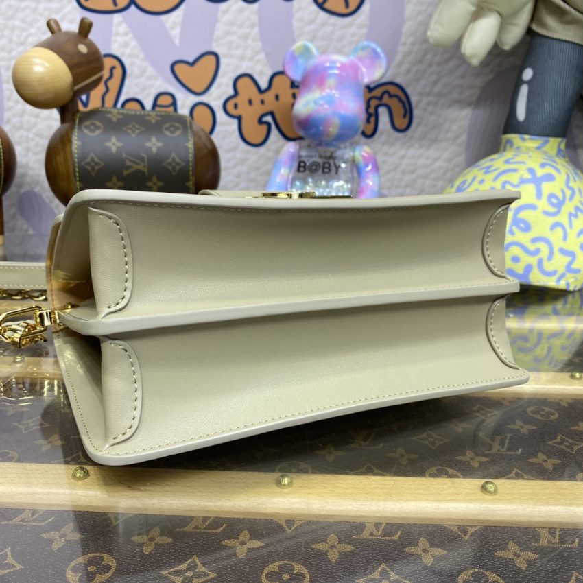 Replica Louis Vuitton Dauphine Mini Beige 4 Replica Louis Vuitton Dauphine Mini Beige - authentic-look luxury purse replica