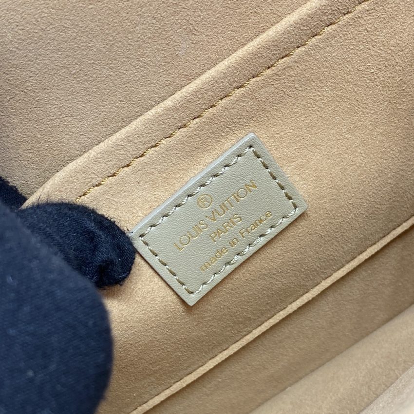 Replica Louis Vuitton Dauphine Mini Beige 6 Replica Louis Vuitton Dauphine Mini Beige - authentic-look luxury purse replica