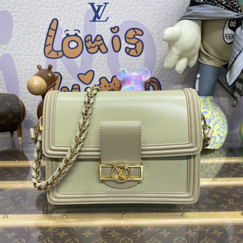 Replica Louis Vuitton Dauphine Mini Beige 1 Replica Louis Vuitton Dauphine Mini Beige - elite superclone designer purse