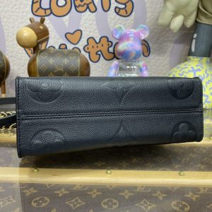 Replica LV OnTheGo East West Black - authentic-look luxury purse replica