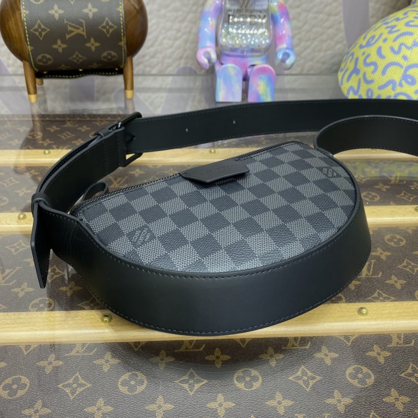 Replica Louis Vuitton Moon Crossbody Black Grid 9 Replica Louis Vuitton Moon Crossbody Black Grid - elite superclone designer purse