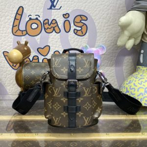 Replica Louis Vuitton Nano Christopher Backpack Brown 1 Replica Louis Vuitton Nano Christopher Backpack Brown - best quality luxury bag dupe