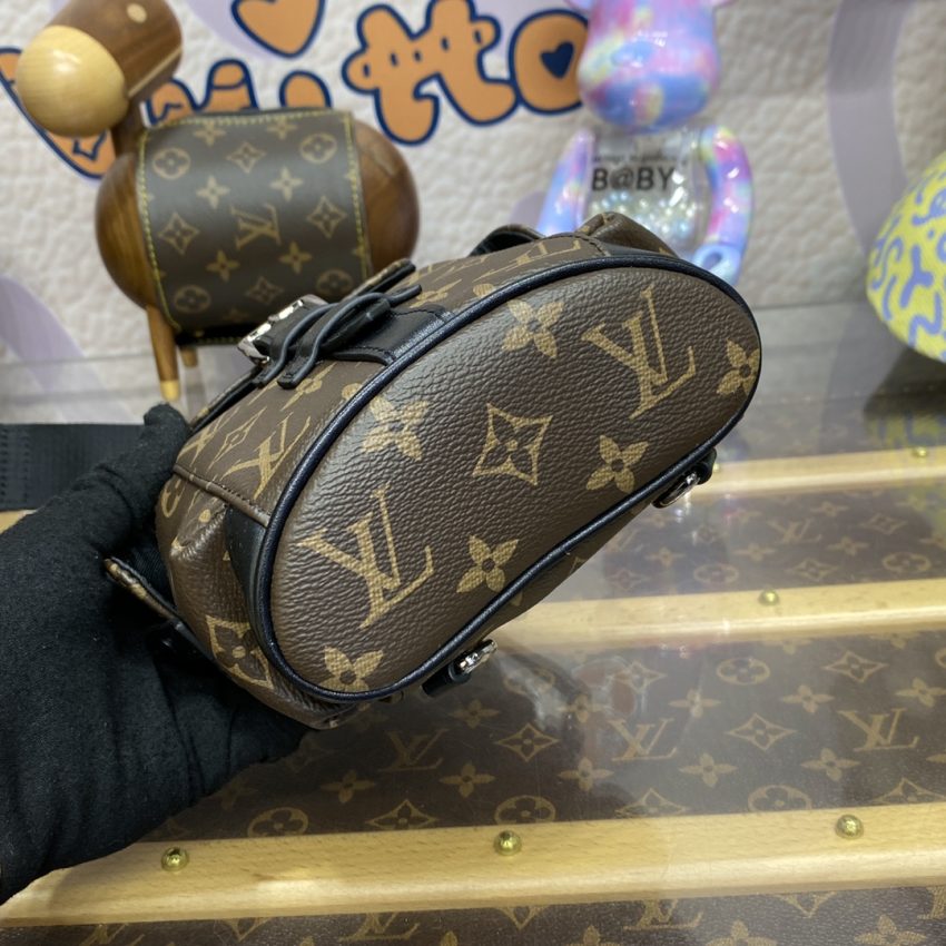 Replica Louis Vuitton Nano Christopher Backpack Brown 8 Replica Louis Vuitton Nano Christopher Backpack Brown - realistic designer-inspired fake bag