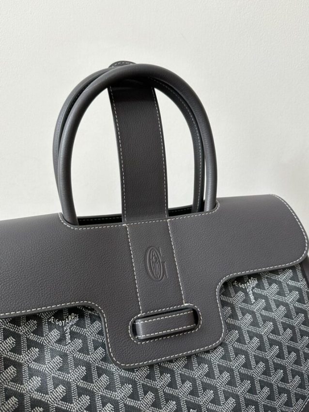 Replica Goyard Saigon Tote Grey 2 Replica Goyard Saigon Tote Grey - 1:1 designer replica handbag