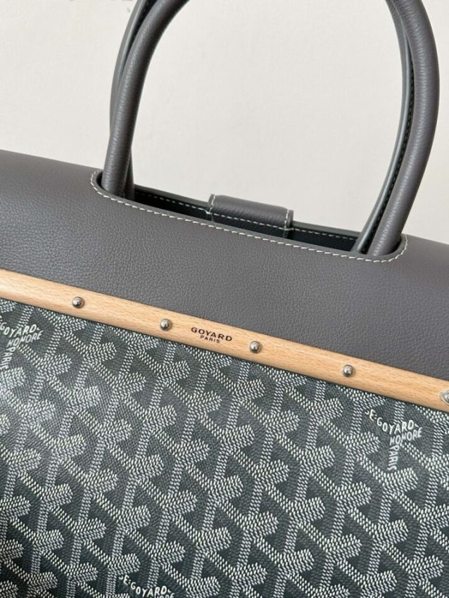 Replica Goyard Saigon Tote Grey 3 Replica Goyard Saigon Tote Grey - best quality luxury bag dupe