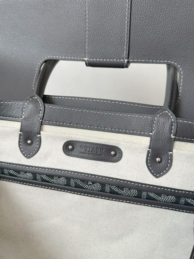 Replica Goyard Saigon Tote Grey 6 Replica Goyard Saigon Tote Grey - authentic-look luxury purse replica
