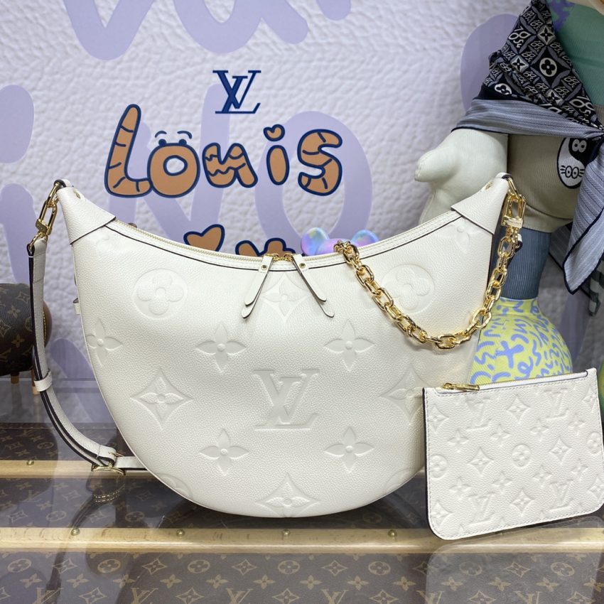 Replica Louis Vuitton Loop Hobo White 2 Replica Louis Vuitton Loop Hobo White - high-quality designer bag clone