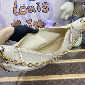 Replica Louis Vuitton Loop Hobo White 3 Replica Louis Vuitton Loop Hobo White - authentic-look luxury purse replica