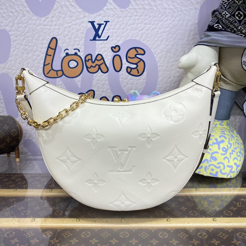 Replica Louis Vuitton Loop Hobo White 1 Replica Louis Vuitton Loop Hobo White - realistic designer-inspired fake bag
