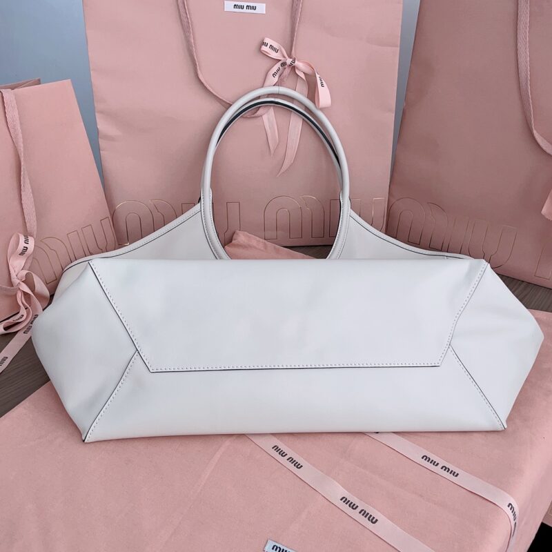 Replica Miu Miu Ivy Tote White 4 Replica Miu Miu Ivy Tote White - best quality luxury bag dupe