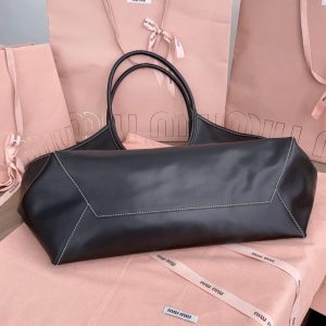 Replica Miu Miu Ivy Tote Black 3 Replica Miu Miu Ivy Tote Black - best quality luxury bag dupe
