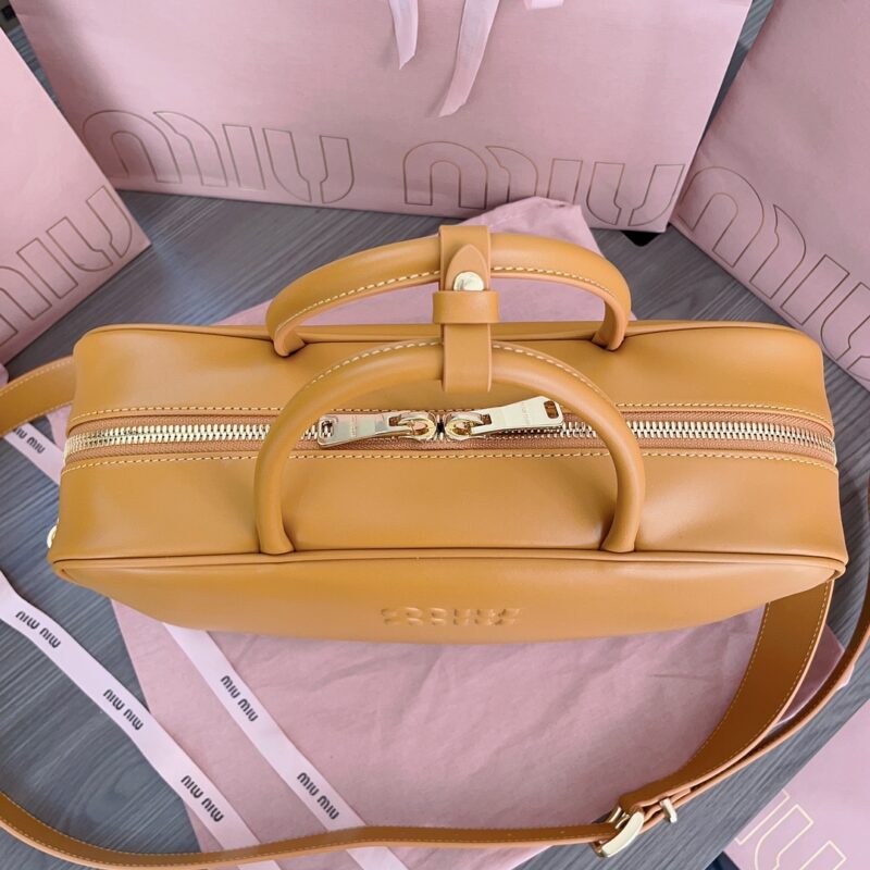 Replica Miu Miu Arcadie Light Brown 9 Replica Miu Miu Arcadie Light Brown - best quality luxury bag dupe