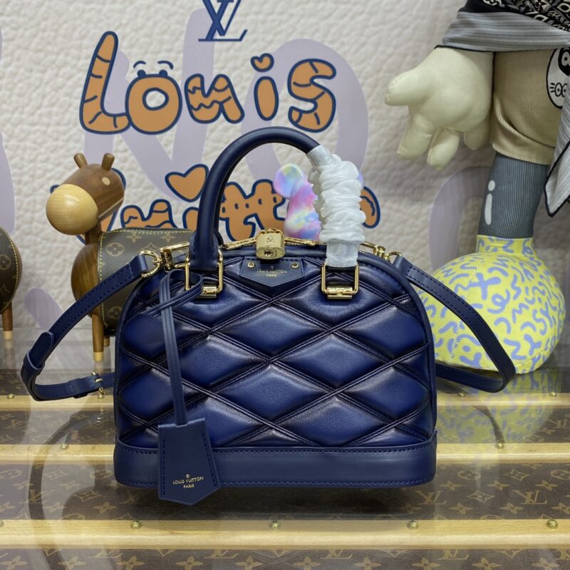 Replica Louis Vuitton Alma BB Blue 2 Replica Louis Vuitton Alma BB Blue - high-accuracy replica luxury purse