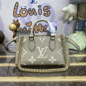 Replica LV OnTheGo East West Beige 7 Replica LV OnTheGo East West Beige - realistic designer-inspired fake bag