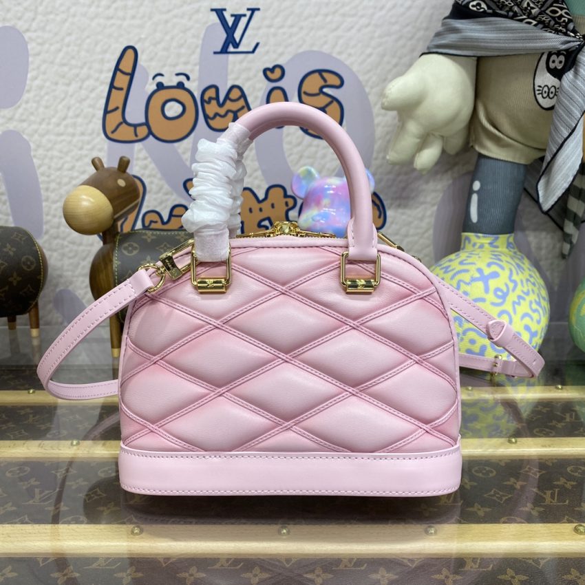 Replica Louis Vuitton Alma BB Pink 3 Replica Louis Vuitton Alma BB Pink - top-rated replica designer bag