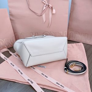 Replica Miu Miu Ivy Small Tote White 2 Replica Miu Miu Ivy Small Tote White - 1:1 designer replica handbag