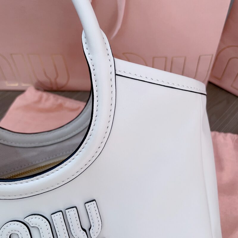 Replica Miu Miu Ivy Small Tote White 5 Replica Miu Miu Ivy Small Tote White - 1:1 designer replica handbag