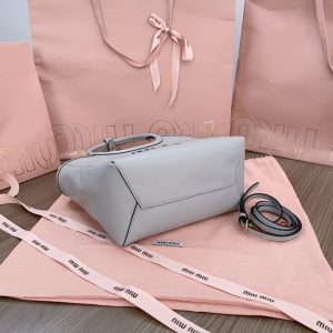 Replica Miu Miu Ivy Small Tote Grey 5 Replica Miu Miu Ivy Small Tote Grey - high-quality designer bag clone