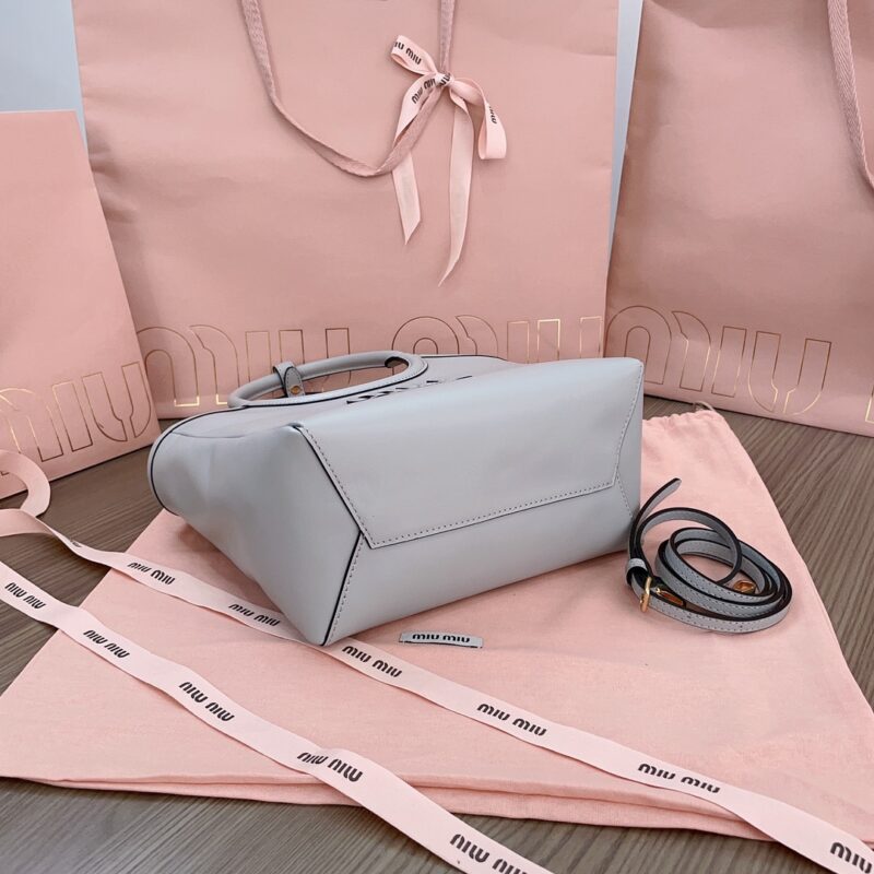 Replica Miu Miu Ivy Small Tote Grey 5 Replica Miu Miu Ivy Small Tote Grey - high-quality designer bag clone