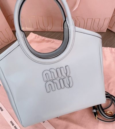 Replica Miu Miu Ivy Small Tote White - best-selling designer handbag dupe