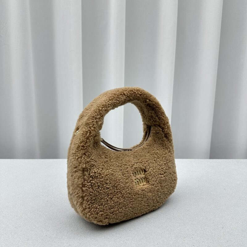 Replica Miu Miu Wander Wool Brown 8 Replica Miu Miu Wander Wool Brown - top-tier luxury replica shoulder bag
