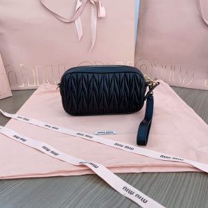 Replica Miu Miu Clutch Black 2 Replica Miu Miu Clutch Black - 1:1 designer replica handbag