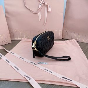 Replica Miu Miu Clutch Black 7 Replica Miu Miu Clutch Black - top-tier luxury replica shoulder bag