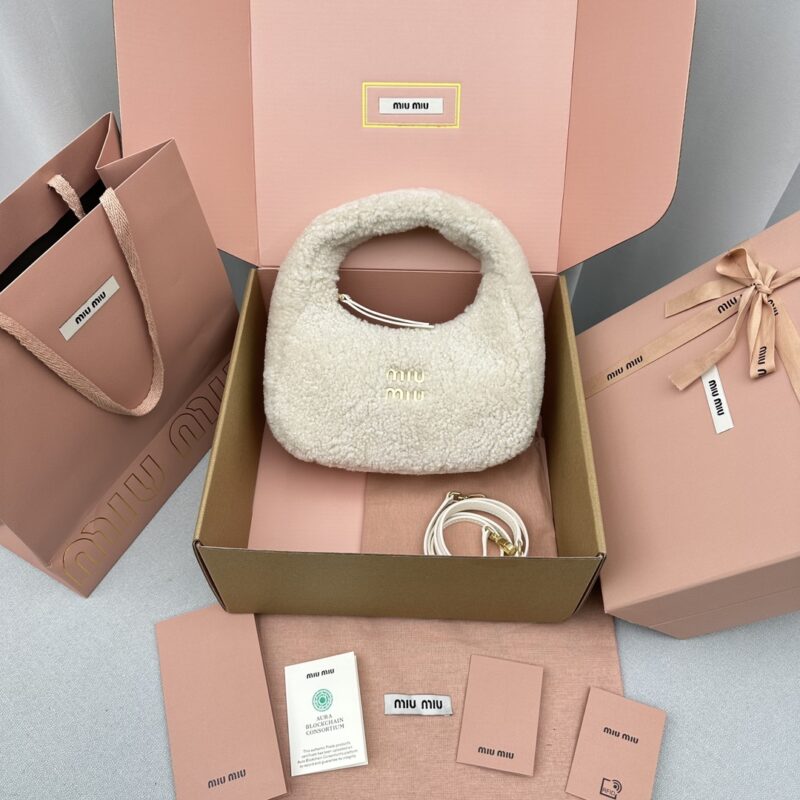 Replica Miu Miu Wander White Wool 4 Replica Miu Miu Wander White Wool - best-selling designer handbag dupe